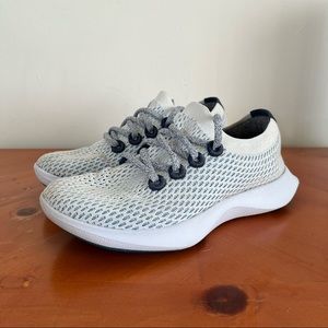 Allbirds Tree Dasher White Blue Size 6
